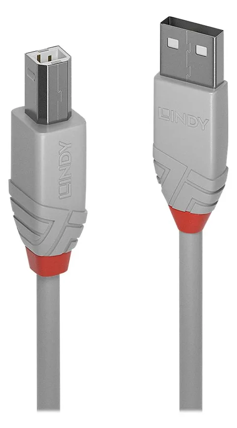Lindy Anthra Line - USB-Kabel - USB (M) bis USB Typ B (M), Ansicht 3