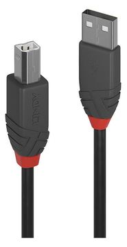 Lindy Anthra Line - USB-Kabel - USB (M) bis USB Typ B (M) von LumaTech