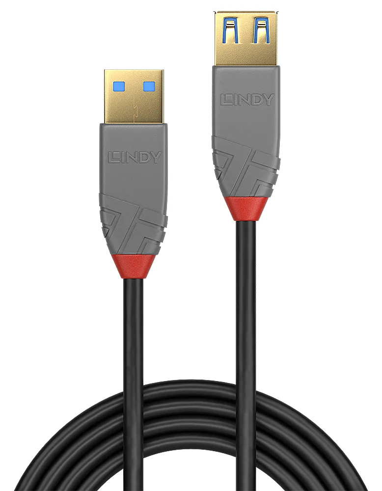 Lindy Anthra Line - USB-Kabel - USB Typ A (M), Ansicht 4