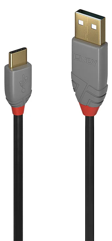Lindy Anthra Line - USB-Kabel - USB-C (M) bis USB Typ A (M), Ansicht 2