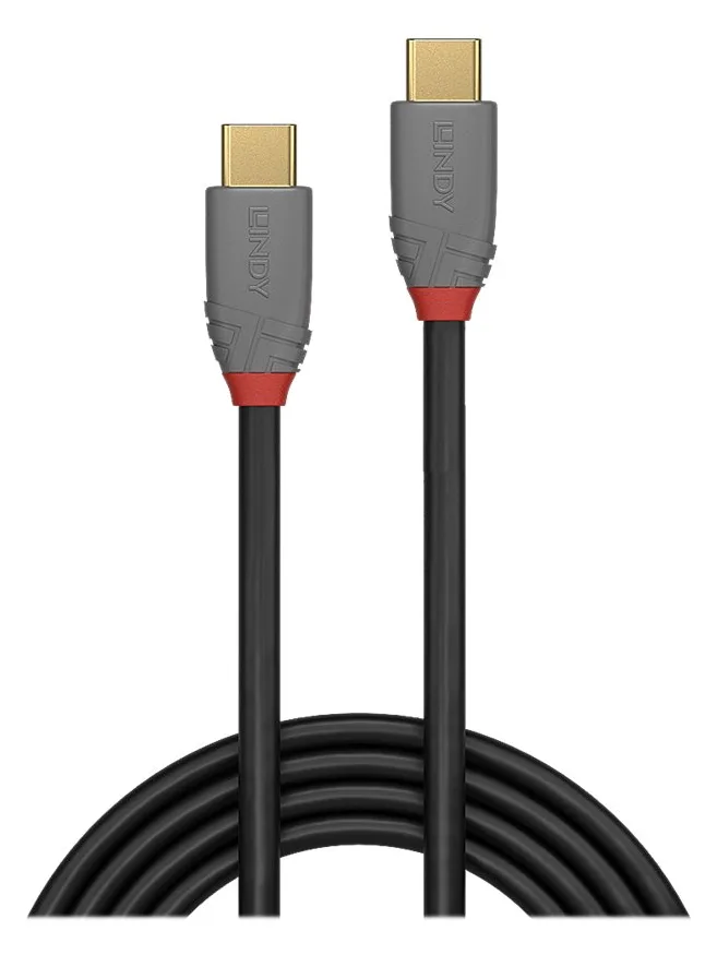 Lindy Anthra Line - USB-Kabel - USB-C (M) bis USB-C (M) - USB 3.2 Gen 2 (10 Gbit/s), Ansicht 2