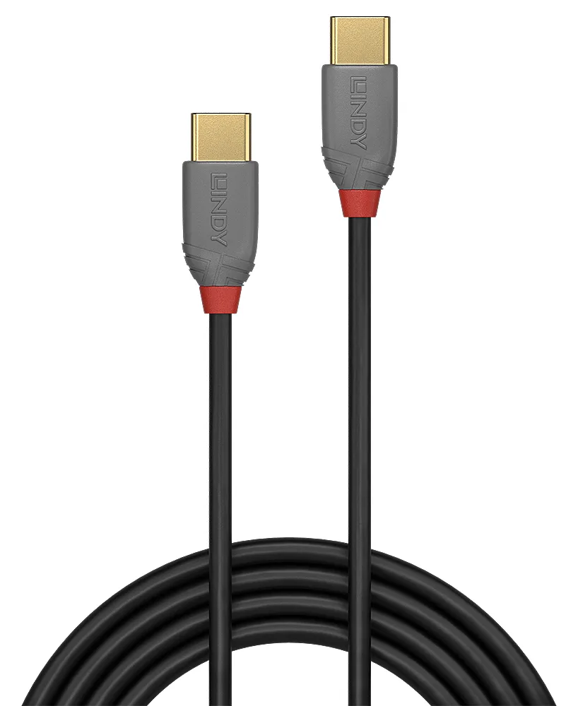 Lindy Anthra Line - USB-Kabel - USB-C (M) bis USB-C (M) - USB 2.0, Ansicht 4
