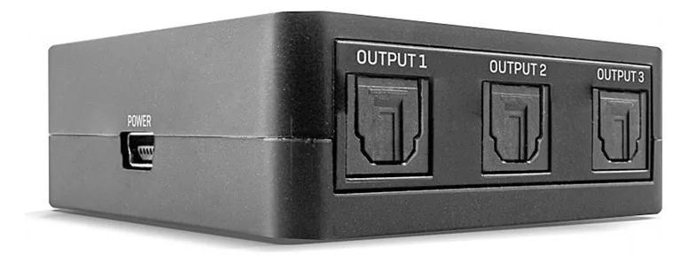Lindy Audio-Splitter - 3 x TOSLINK - Desktop, Ansicht 3