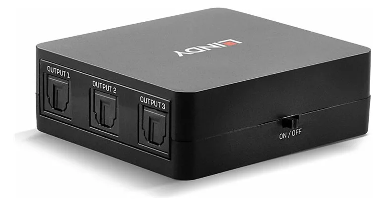 Lindy Audio-Splitter - 3 x TOSLINK - Desktop, Ansicht 4