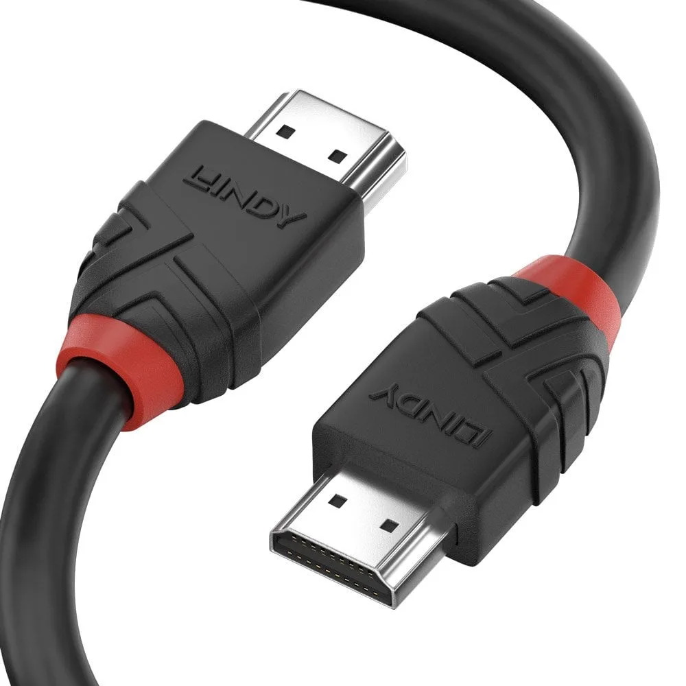 Lindy Black Line - HDMI mit Ethernetkabel - HDMI männlich bis HDMI männlich, Ansicht 2