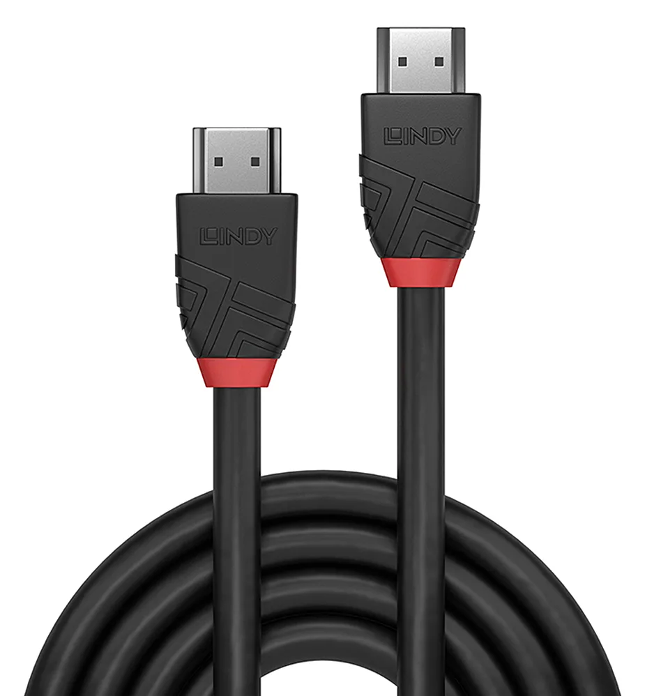 Lindy Black Line - HDMI mit Ethernetkabel - HDMI männlich bis HDMI männlich, Ansicht 3