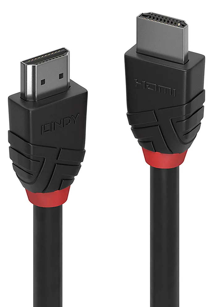 Lindy Black Line - HDMI mit Ethernetkabel - HDMI männlich bis HDMI männlich, Ansicht 2