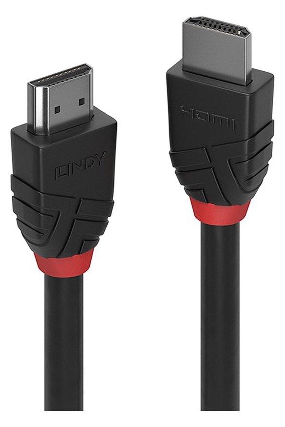 Lindy Black Line - HDMI mit Ethernetkabel - HDMI männlich bis HDMI männlich