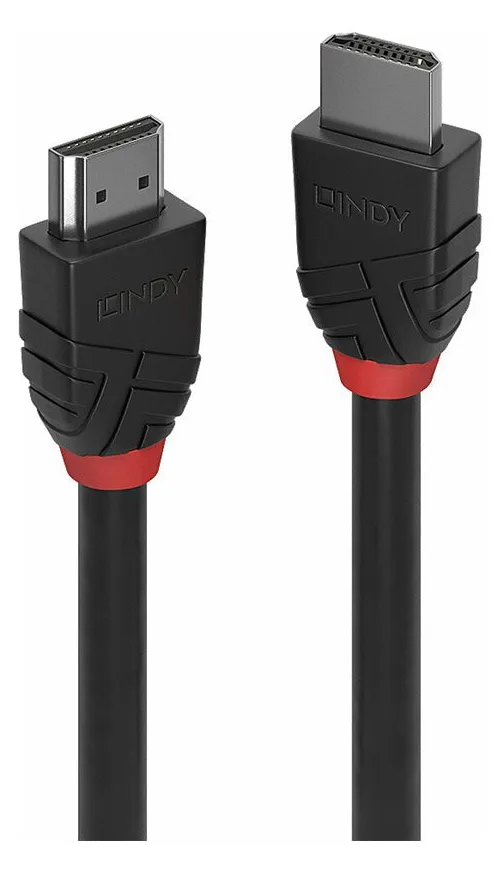 Lindy Black Line - Ultra High Speed - HDMI-Kabel mit Ethernet - HDMI männlich zu HDMI männlich - 2 m, Ansicht 4
