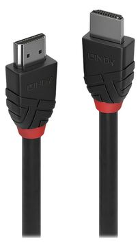Lindy Black Line - Ultra High Speed - HDMI-Kabel mit Ethernet - HDMI männlich zu HDMI männlich - 3 m von LumaTech