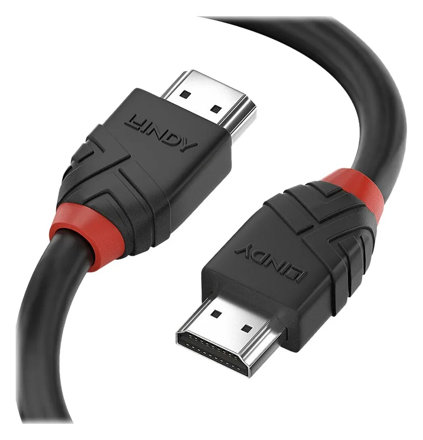 Lindy Black Line - Ultra High Speed - HDMI-Kabel mit Ethernet - HDMI männlich zu HDMI männlich - 3 m, Ansicht 4