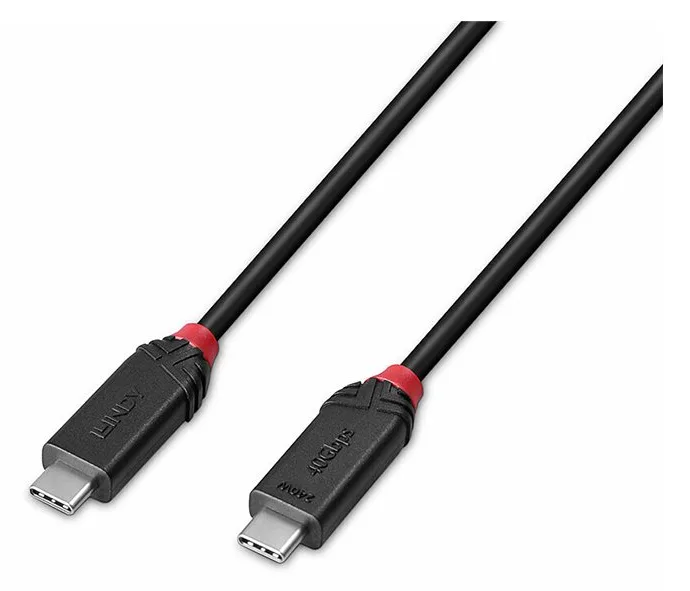 Lindy Black Line - USB-Kabel - 24 pin USB-C (M), Ansicht 3