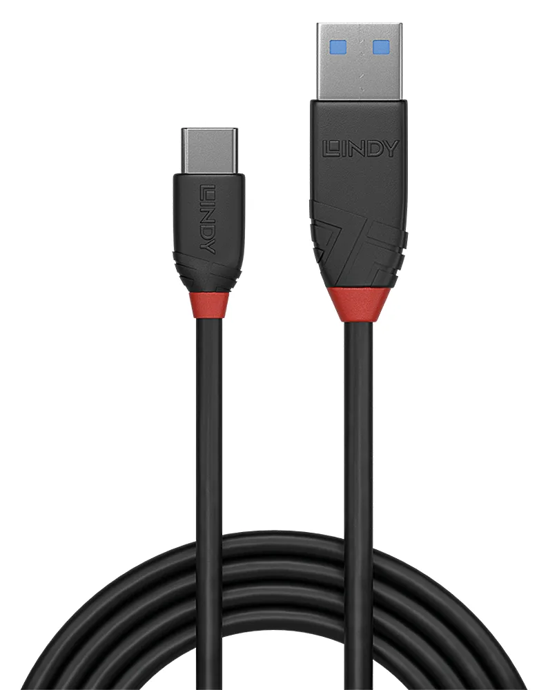 Lindy Black Line - USB-Kabel - USB-C (M) bis USB Typ A (M), Ansicht 4