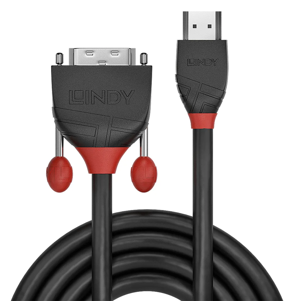 Lindy Black Line - Videokabel - Single Link - HDMI (M), Ansicht 3