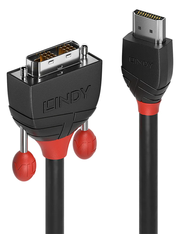 Lindy Black Line - Videokabel - Single Link - HDMI (M), Ansicht 2
