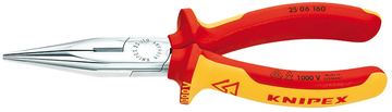 KNIPEX 25 06 160 - Diagonale Zange - Chrom-Vanadium-Stahl - Kunststoff - Orange - Rot - 160 mm - 146 g von LumaTech