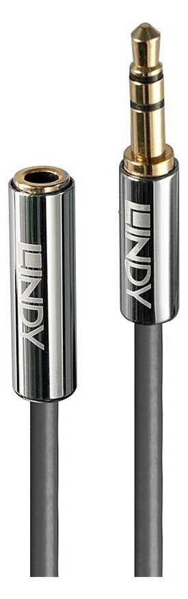 Lindy Cromo Line - Audioverlängerungskabel - mini-phone stereo 3.5 mm männlich zu mini-phone stereo 3.5 mm weiblich von LumaTech