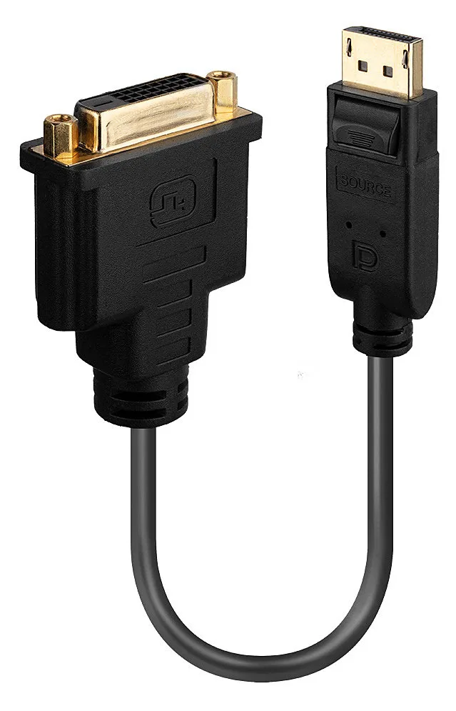 Lindy DisplayPort-Adapter - DisplayPort (M) - Schwarz, Ansicht 2
