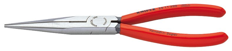 KNIPEX 26 11 200 - Diagonale Zange - 2,5 mm - 7,3 cm - Stahl - Kunststoff - Rot
