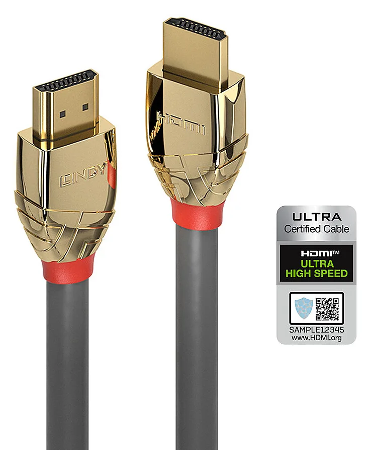 Lindy Gold Line - Ultra High Speed - HDMI-Kabel mit Ethernet, Ansicht 2