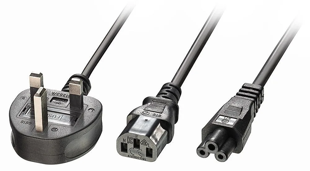Lindy Netz-Splitter - power IEC 60320 C13, IEC 60320 C5 zu BS 1363A (M), Ansicht 2