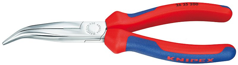 KNIPEX 26 25 200 - Diagonale Zange - 2,5 mm - 7,3 cm - Stahl - Blau - Rot - 200 mm
