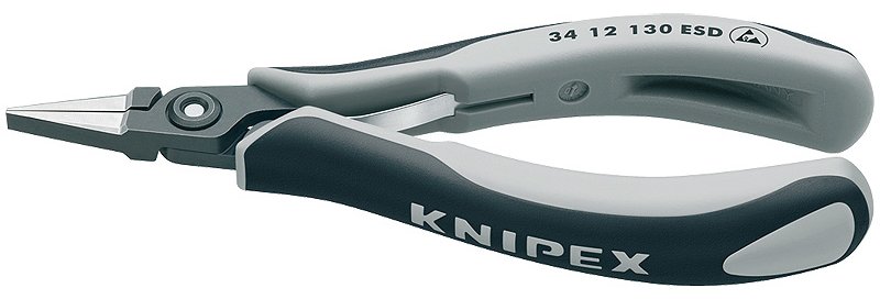 KNIPEX 34 12 130 ESD - 3,5 mm - 2,19 cm - Stahl - Grau - 135 mm - 62 g