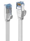 Lindy Patch-Kabel - RJ-45 (M) bis RJ-45 (M) - 10 m - U/FTP - CAT 6a - geformt - ohne Haken - flach - weiß, Ansicht 5