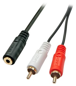 Lindy Premium - Audio-Adapter - 0.08 mm² - Stereo Mini-Klinkenstecker (W) von LumaTech