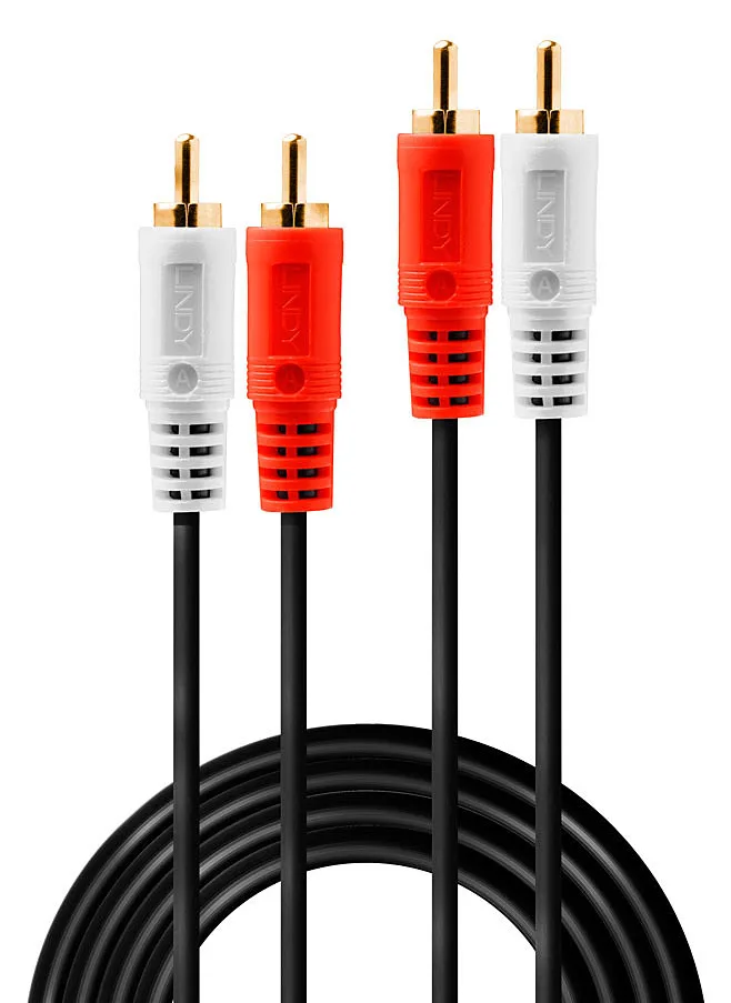 Lindy Premium - Audiokabel - RCA x 2 (M) bis RCA x 2 (M), Ansicht 4