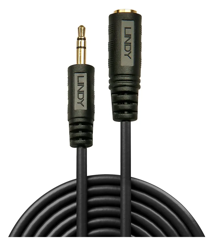 Lindy Premium - Audioverlängerungskabel - 0.08 mm² - Stereo Mini-Klinkenstecker (M) - 10 m, Ansicht 2