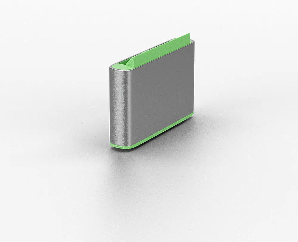 Lindy Schloss für USB-C-Port - grün (Packung, Ansicht 3