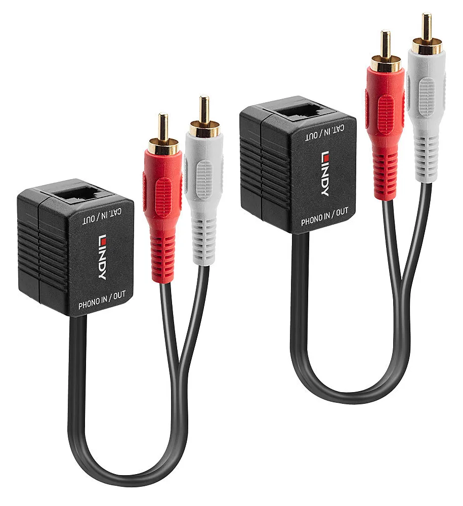 Lindy Stereo Audio Extender Cat.5/6 (Transmitter and Receiver units), Ansicht 2