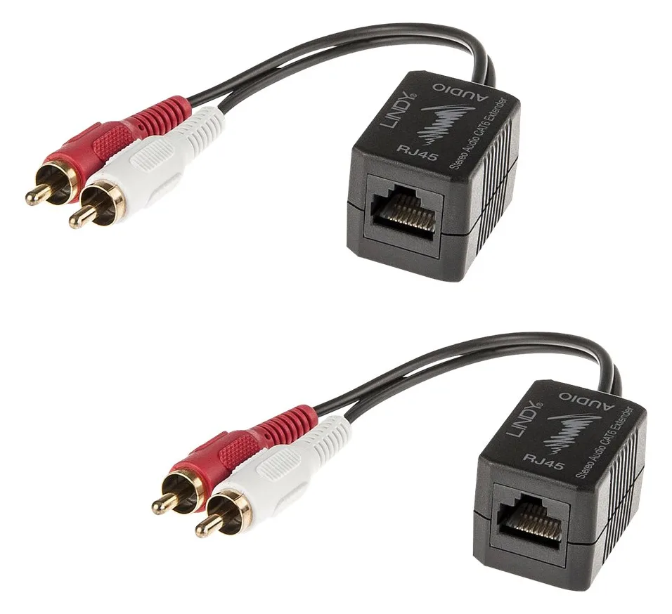 Lindy Stereo Audio Extender Cat.5/6 (Transmitter and Receiver units), Ansicht 4