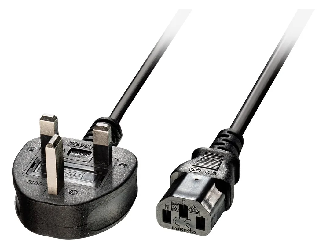 Lindy Stromkabel - BS 1363 (S) bis IEC 60320 C13, Ansicht 2