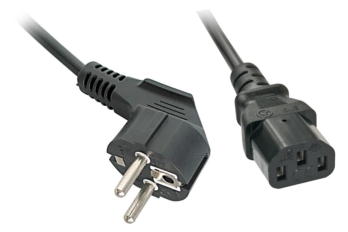 Lindy Stromkabel - CEE 7/7 bis IEC 60320 C13, Ansicht 4