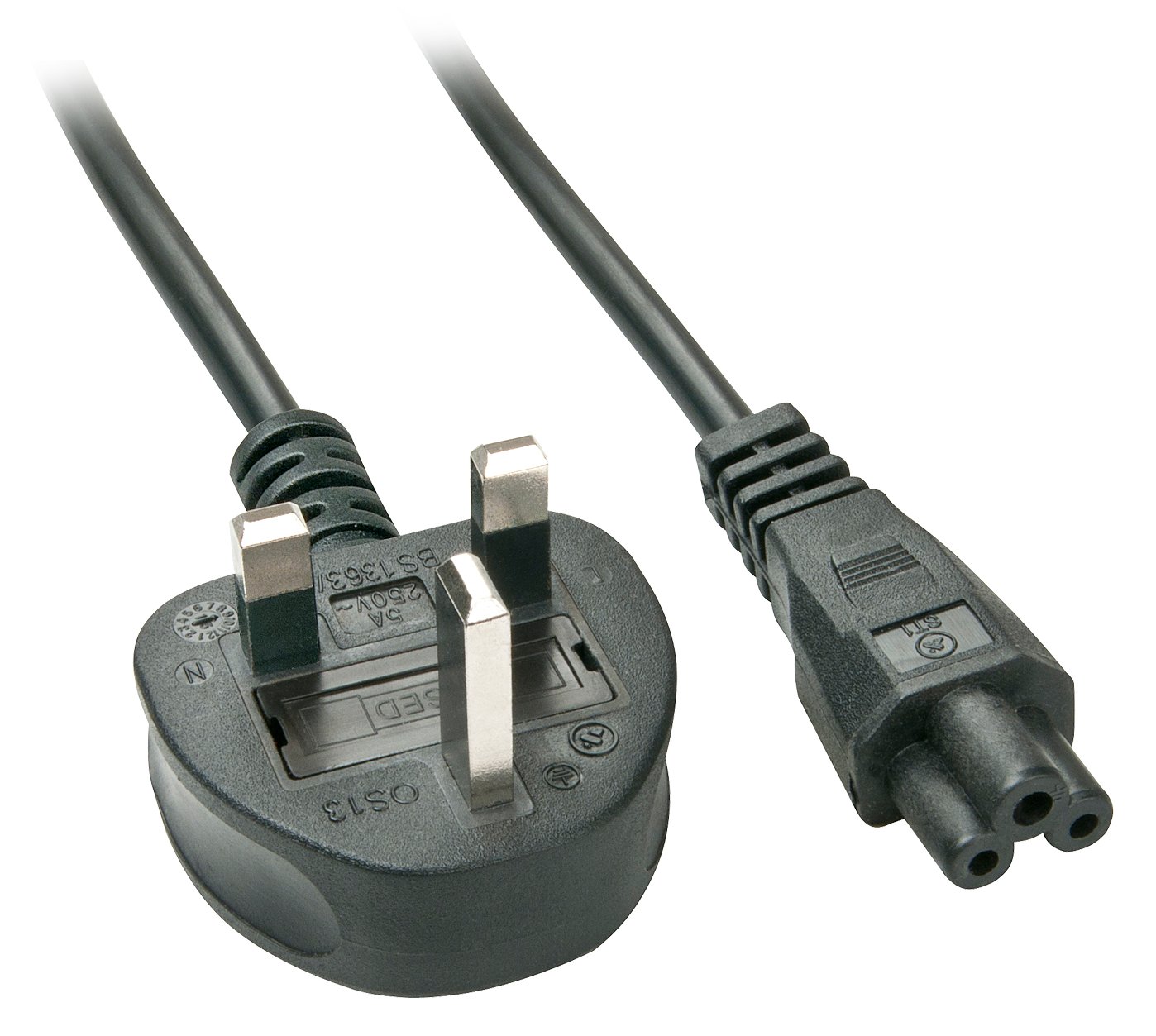 Lindy Stromkabel - IEC 60320 C5 bis BS 1363 (M)