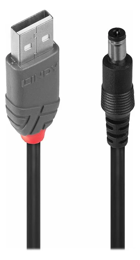 Lindy USB- / Stromkabel - Gleichstromstecker 5,5 x 2,1 mm (M), Ansicht 3