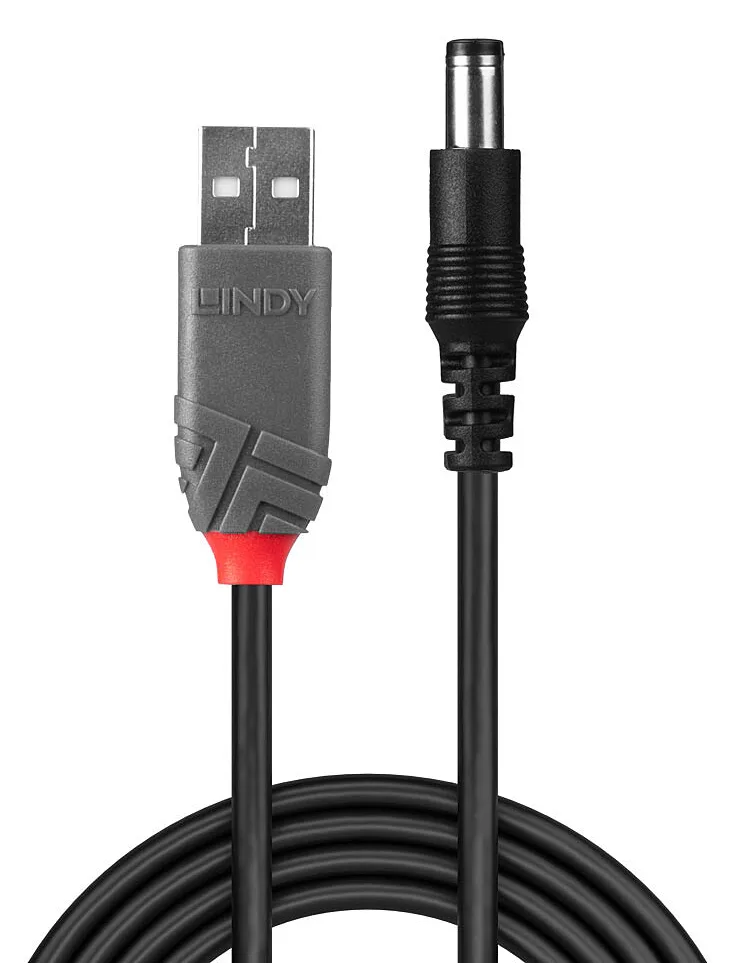 Lindy USB- / Stromkabel - Gleichstromstecker 5,5 x 2,1 mm (M), Ansicht 4
