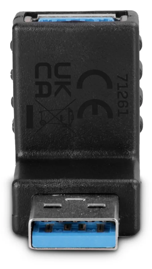Lindy USB 3.0 Adapter Typ A 90° nach oben - USB-Adapter - USB Type B (W), Ansicht 3