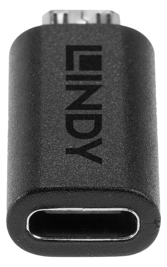 Lindy USB-Adapter - 24 pin USB-C (W) zu Micro-USB Type B (M), Ansicht 2