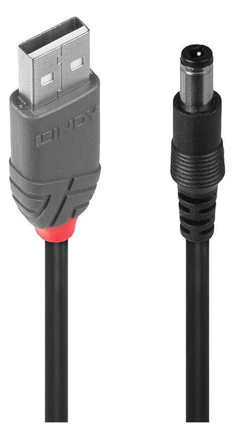 Lindy USB-Ladekabel - Gleichstromstecker 5,5 x 2,5 mm (M)