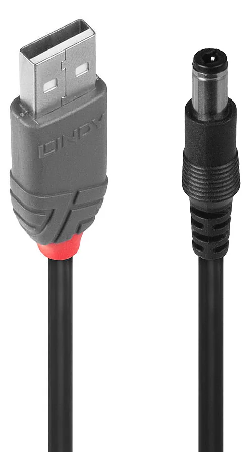 Lindy USB-Ladekabel - Gleichstromstecker 5,5 x 2,5 mm (M), Ansicht 2