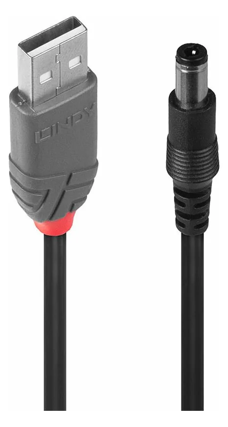 Lindy USB-Ladekabel - Gleichstromstecker 5,5 x 2,5 mm (M), Ansicht 4