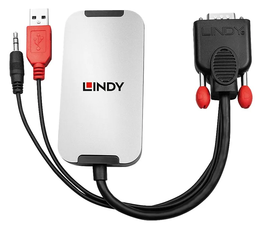 Lindy VGA to DisplayPort 1.2 Converter - DisplayPort-Adapter - HD-15 (VGA), Ansicht 3