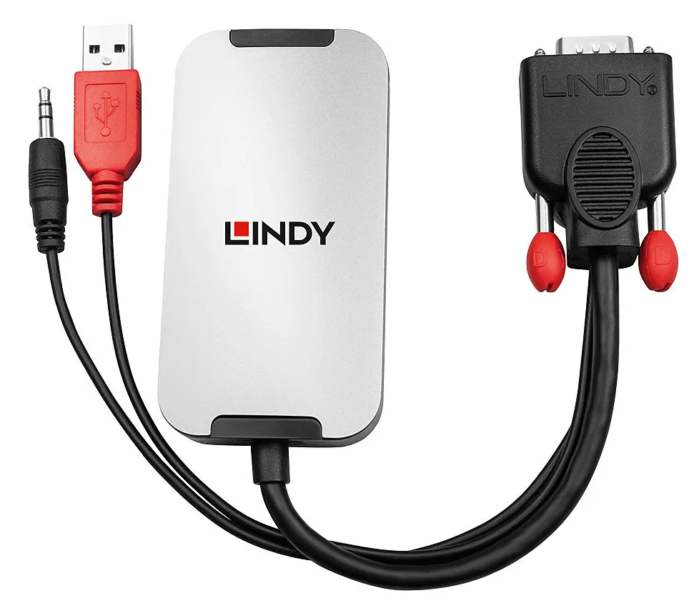 Lindy VGA to DisplayPort 1.2 Converter - DisplayPort-Adapter - HD-15 (VGA), Ansicht 4