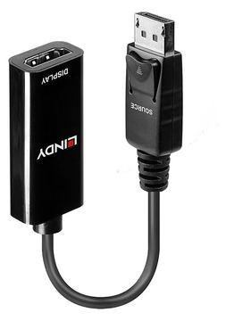 Lindy Videoanschluß - DisplayPort (M) bis HDMI (W) von LumaTech
