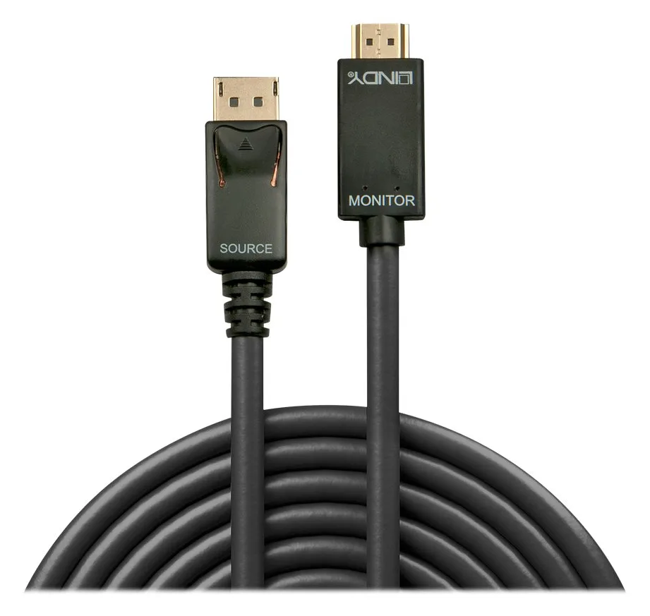 Lindy Videokabel - DisplayPort (M) bis HDMI (M), Ansicht 3