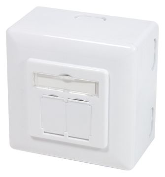 LogiLink Anschlussdose, Unterputz - geeignet für Wandmontage - Cat 6 von LumaTech