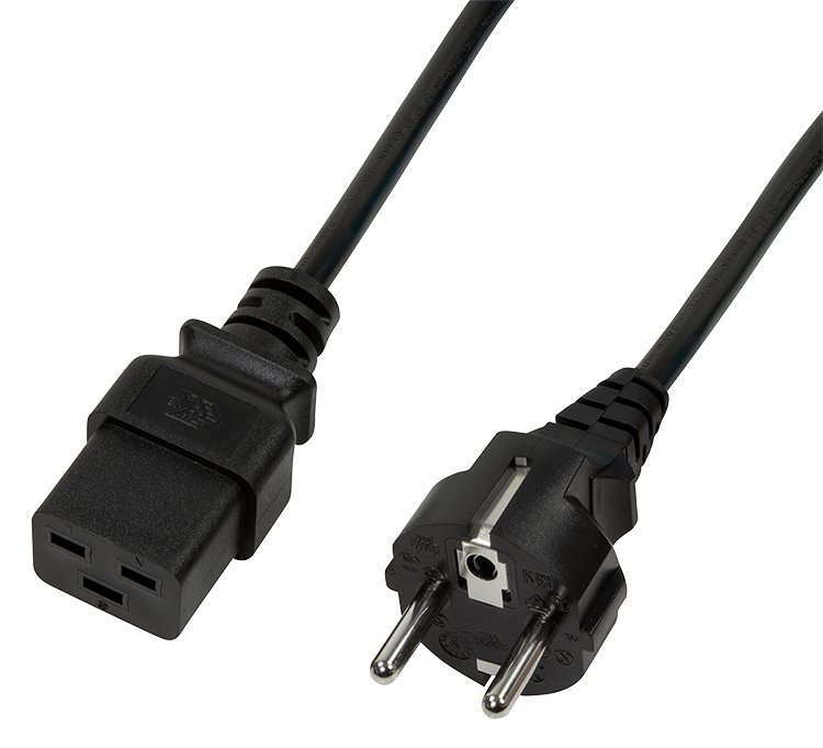 LogiLink CP152 - 1,8 m - CEE7/7 - IEC C19 - 250 V